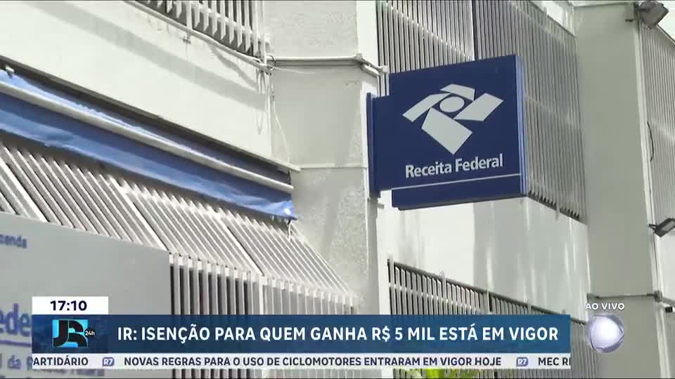 Isenção do IR para quem ganha até R$ 5 mil entra em vigor e beneficia 15 milhões