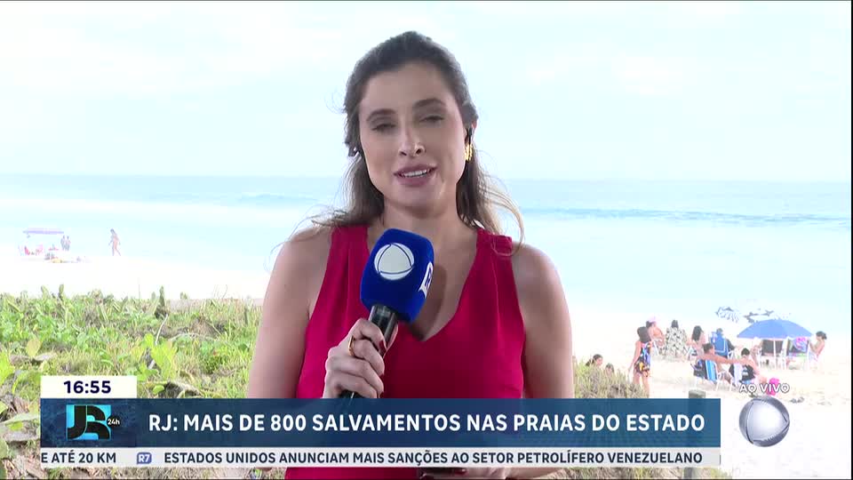 Equipes realizam mais de 800 salvamentos em praias do RJ