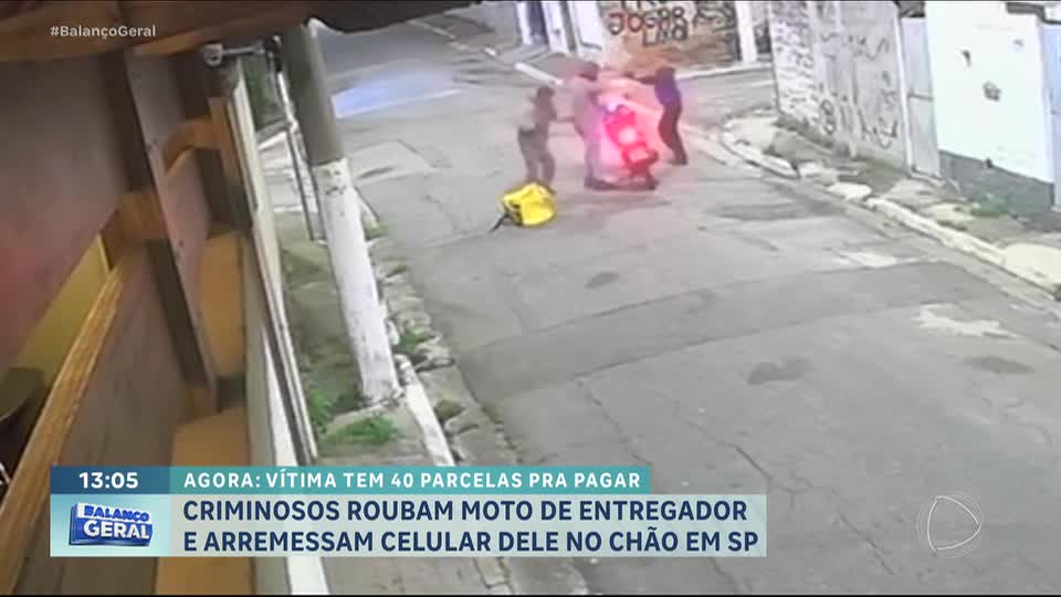 Motoboy é assaltado após entrega em São Paulo e fica sem veículo que usava para trabalhar