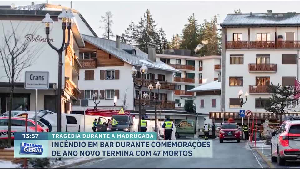 Chega a 47 o número de mortos em incêndio que atingiu bar de estação de esqui na Suíça