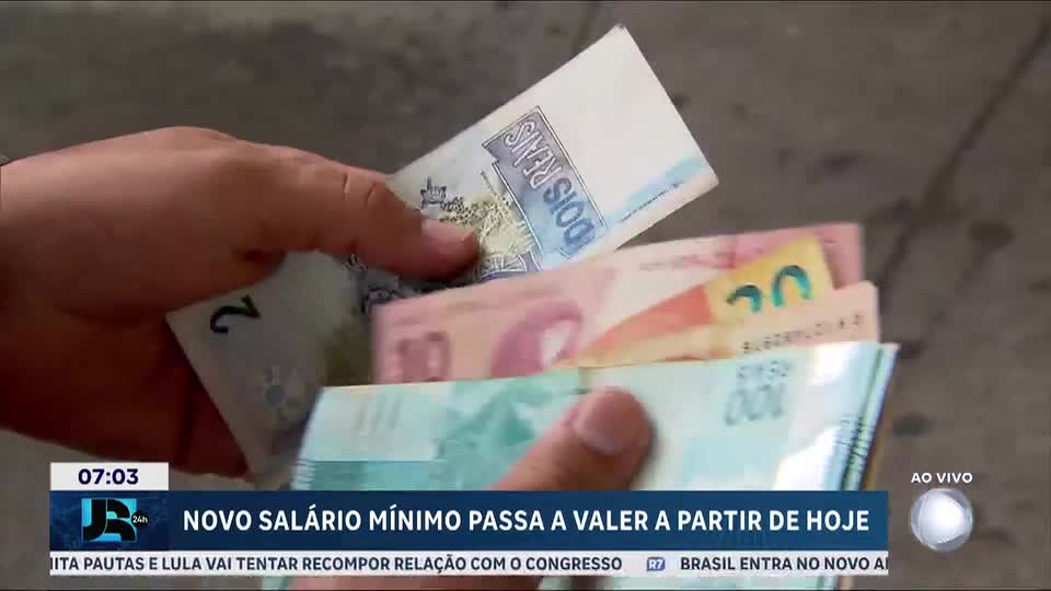 2026 começa com novo valor do salário mínimo e isenção de IR para quem ganha até R$ 5.000