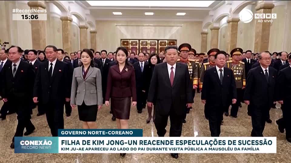 Filha de Kim Jong-un reacende especulações de sucessão do governo norte-coreano