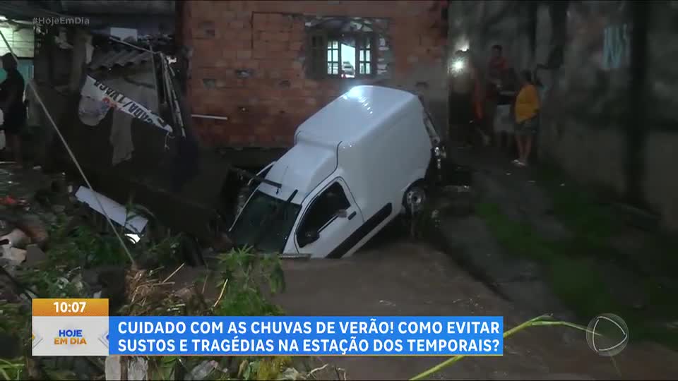 Chuvas de verão trazem maior risco de queda de árvores, deslizamentos e enchentes