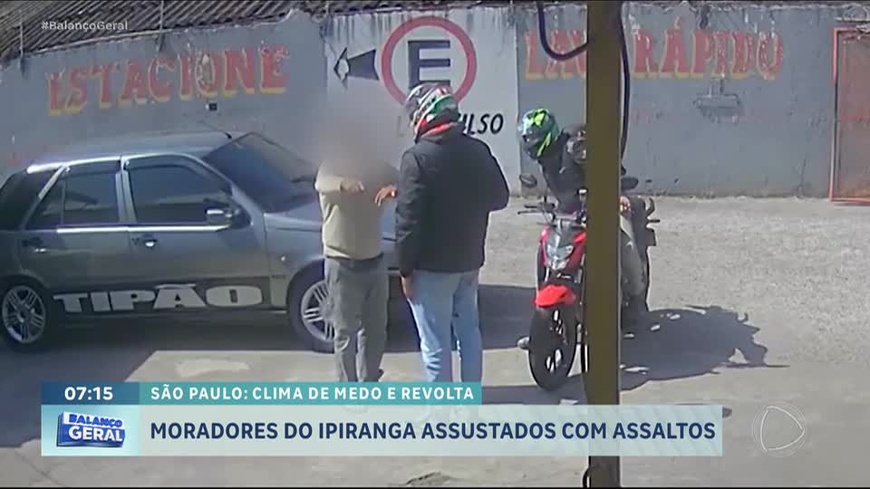 Quadrilha em motos aterroriza bairro do Ipiranga, em São Paulo