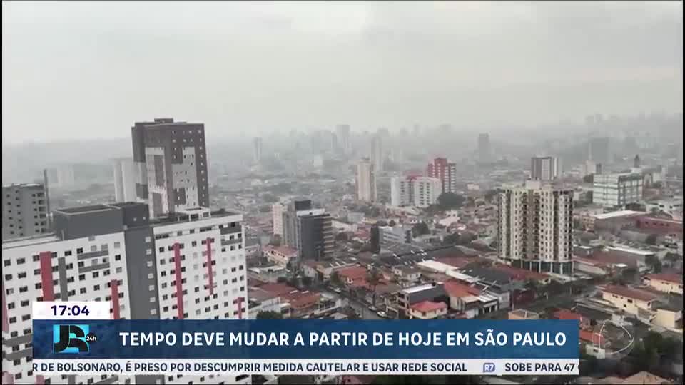 Defesa Civil emite alerta de mudança de tempo e queda de temperatura em SP