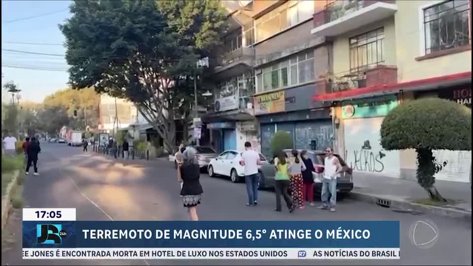 Terremoto atinge o México e interrompe entrevista da presidente Claudia Sheinbaum