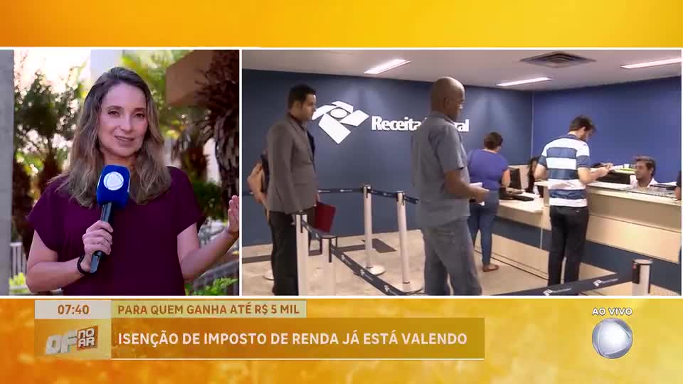 Reforma do Imposto de Renda amplia isenção para salários de até R$ 5 mil