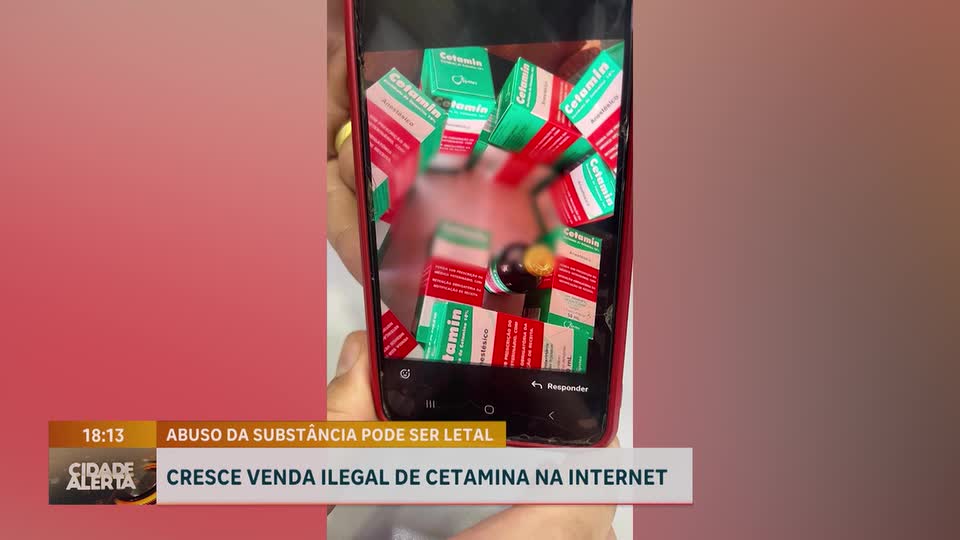 Autoridades alertam para riscos da compra ilegal de cetamina na internet