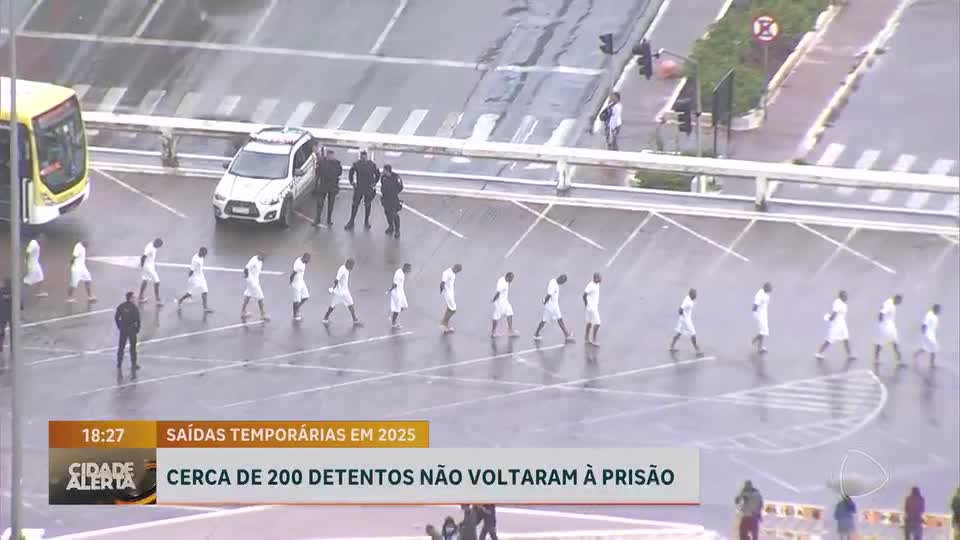 Cerca de 200 presos não retornam ao sistema prisional do DF após saída temporária