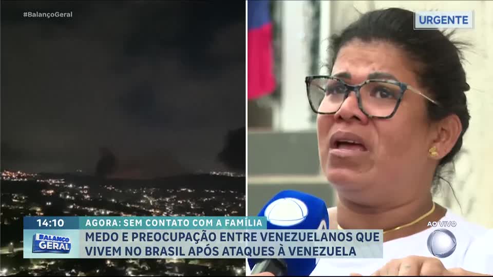 Venezuela que mora em SP se emociona e diz: 'Sonho em voltar quando for seguro'
