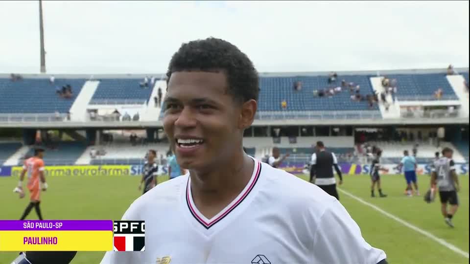 Paulinho elogia Maruinense e fala de expectativas no profissional do São Paulo