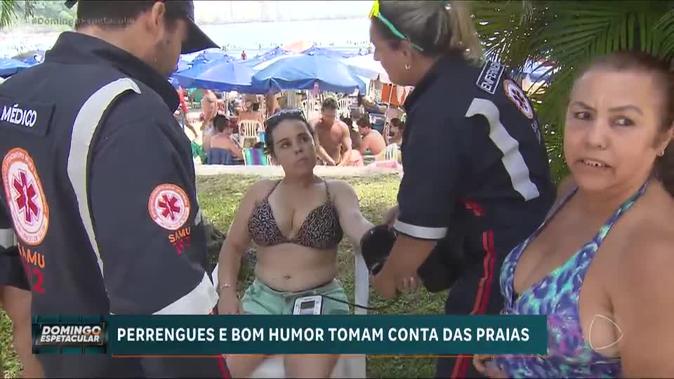 Turistas enfrentam falta de água e superlotação nas praias do Brasil