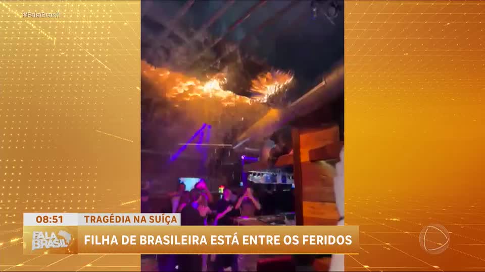 Filha de brasileira está entre feridos após incêndio em bar na Suíça