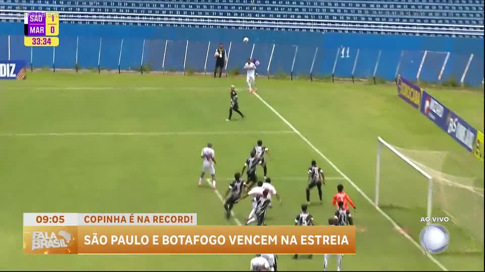 Fala Esporte:  São Paulo vence com gol olímpico na estreia da Copinha