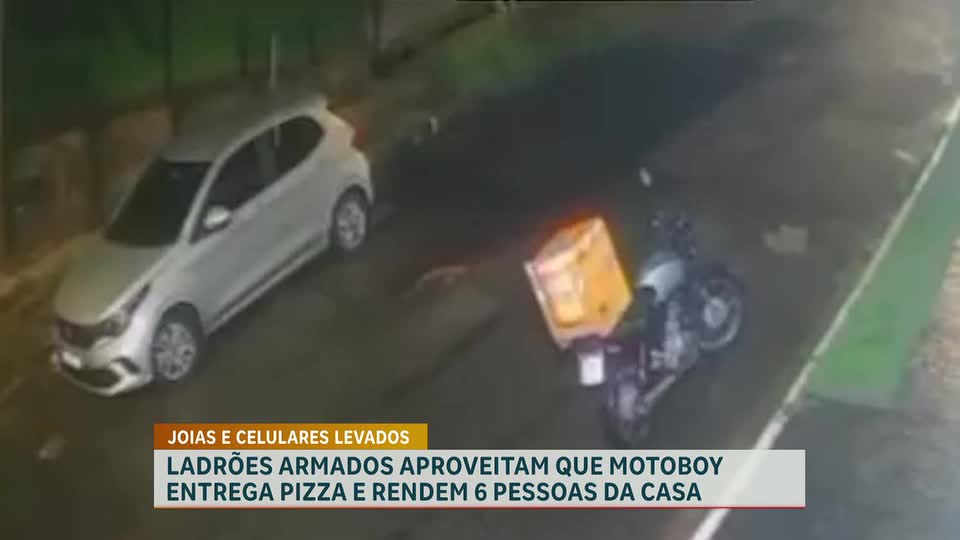 Entrega de pizza acaba em assalto na região Centro-sul de BH; seis pessoas foram rendidas