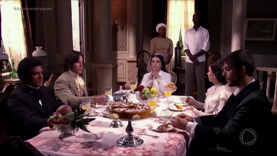 André e Álvaro planejam a fuga de Isaura