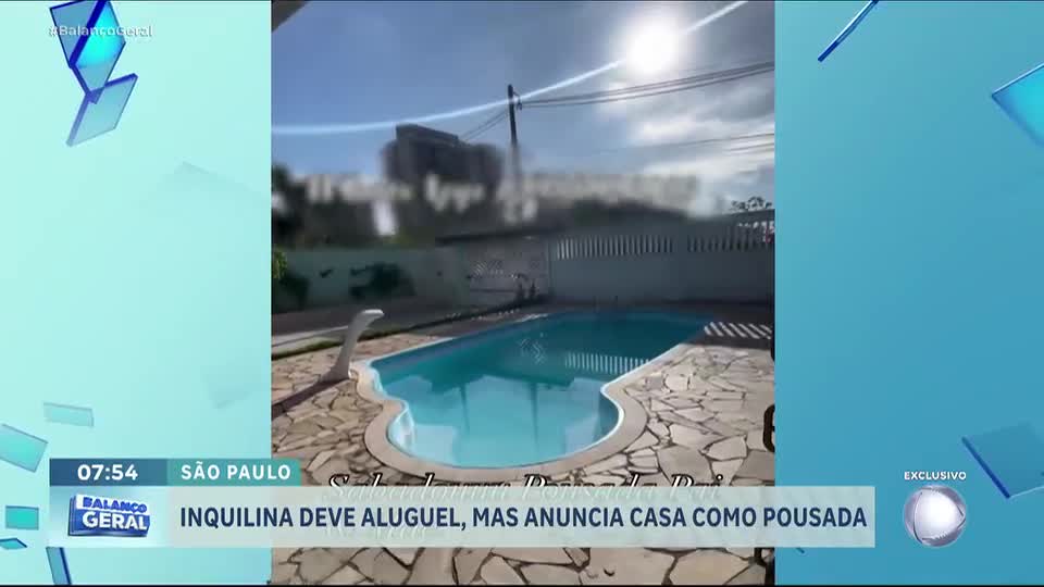 Inquilina deve aluguel, mas anuncia imóvel como pousada em aplicativo