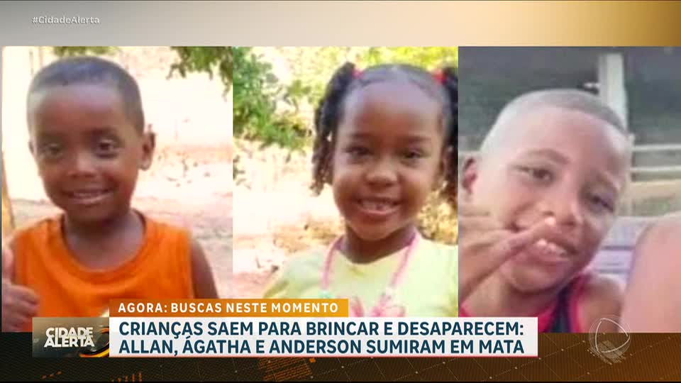 Três crianças da mesma família saem para brincar e desaparecem em mata no Maranhão
