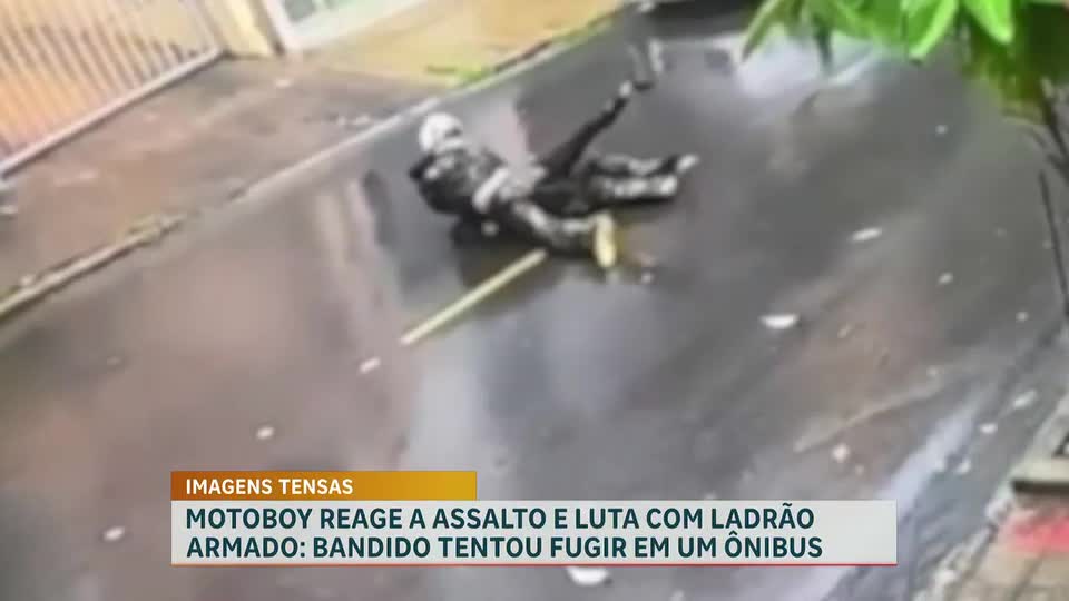 Homem é preso suspeito de tentativa de assalto contra motoboy em BH; vítima reagiu ao crime