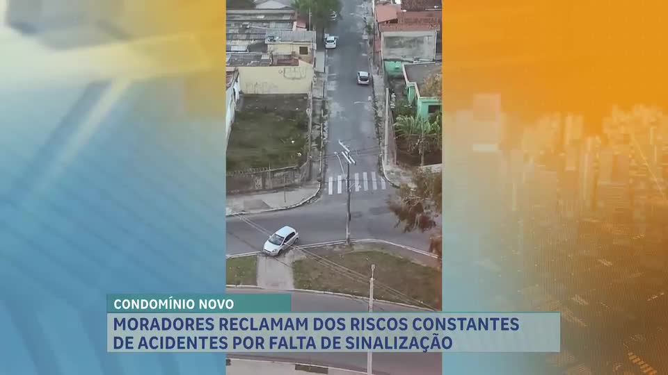 Moradores de Contagem denunciam enfrentar insegurança no trânsito em avenida próxima à condomínio