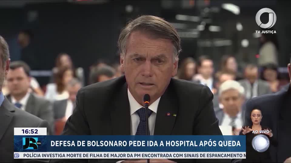 Defesa de Bolsonaro aguarda decisão de Moraes para ida ao hospital após queda na cela da PF