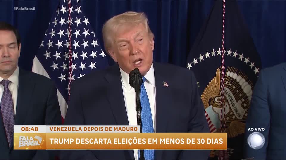 Trump descarta eleições na Venezuela nos próximos 30 dias
