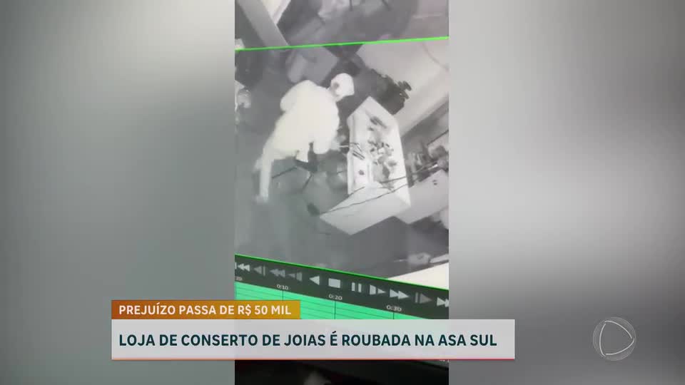 Loja de conserto de joias é furtada na Asa Sul (DF); prejuízo passa de R$ 50 mil