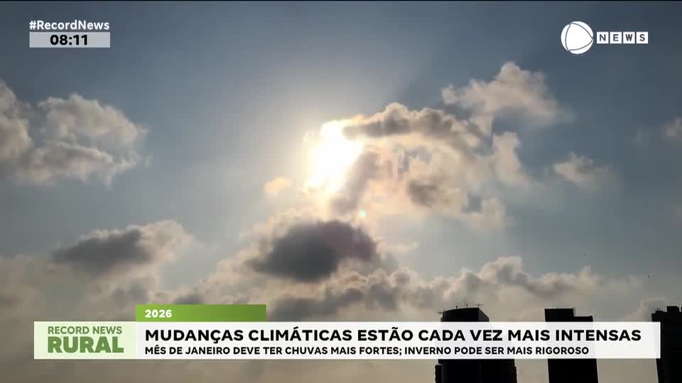 Mudanças climáticas estão cada vez mais intensas