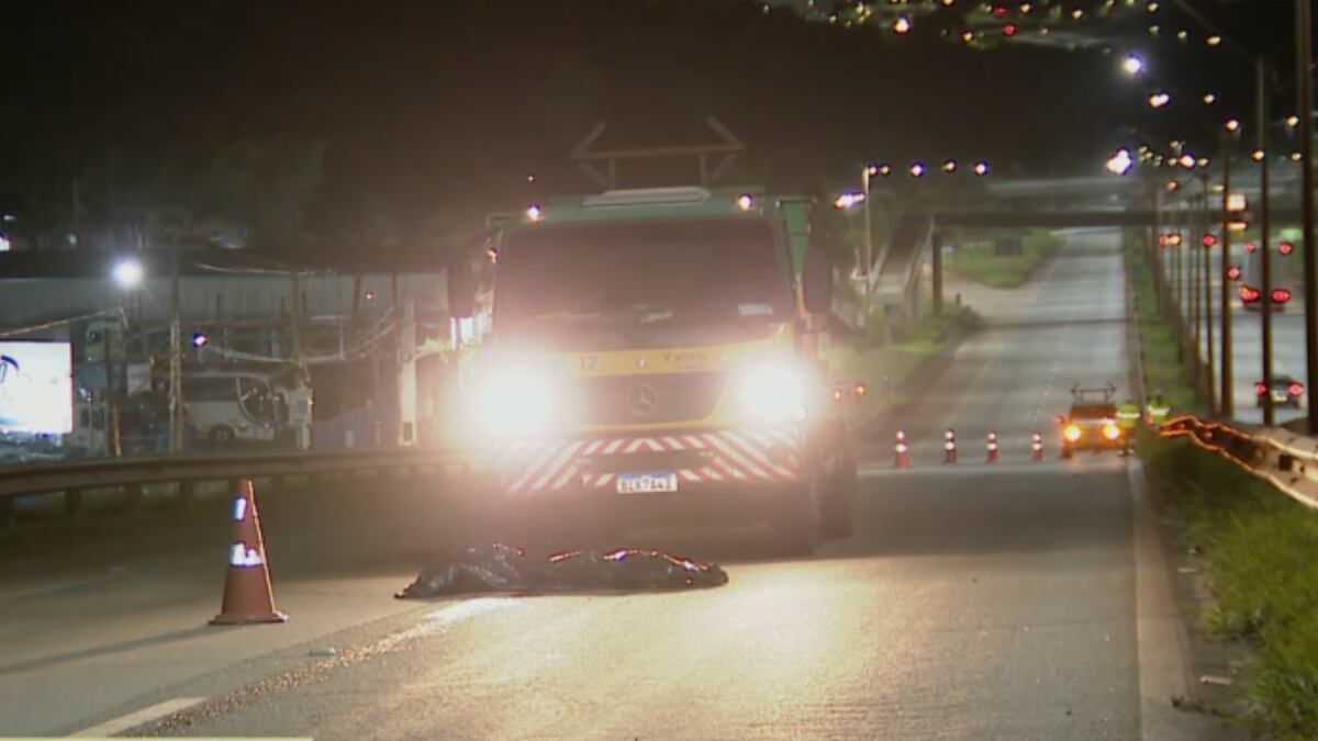 Homem morre atropelado ao tentar atravessar rodovia em Minas Gerais