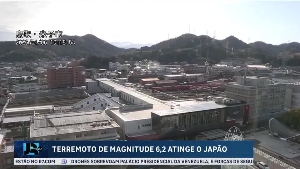 Terremoto de magnitude 6,2 atinge o Japão e é sentido em várias cidades