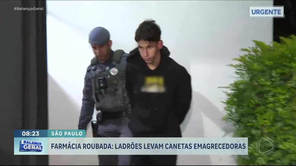 Ladrões levam canetas emagrecedoras de farmácia na zona oeste de São Paulo, mas acabam presos