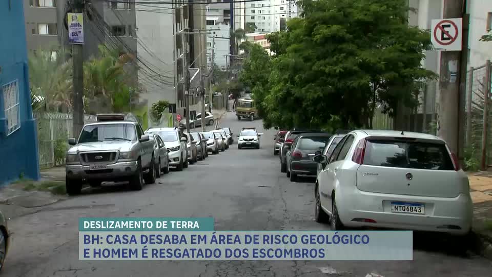 Homem de 60 anos fica ferido após desabamento de casa na região do Barreiro, em Belo Horizonte