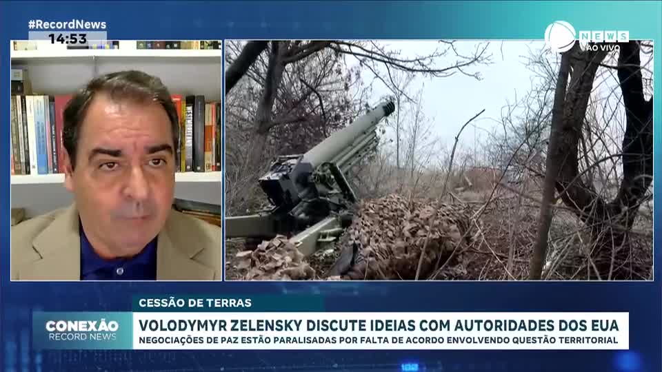 Volodymyr Zelensky discute ideias com autoridades dos EUA sobre cessão de terras
