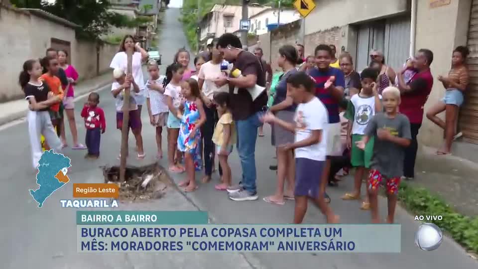 Bairro a Bairro: buraco deixado pela Copasa e falta constante de água revoltam moradores de BH