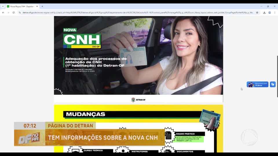 Detran-DF lança página exclusiva sobre nova carteira de habilitação