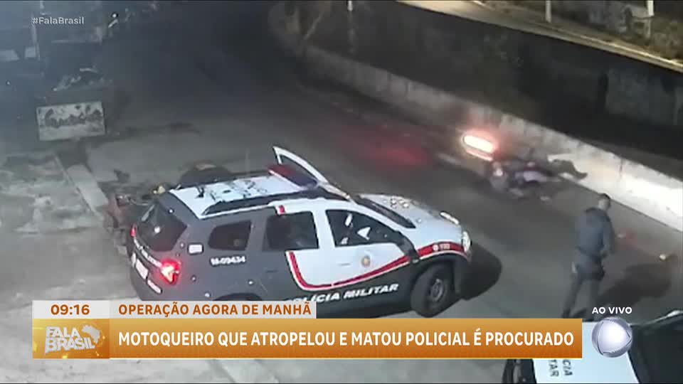 Polícia realiza operação para capturar suspeito de atropelar policial