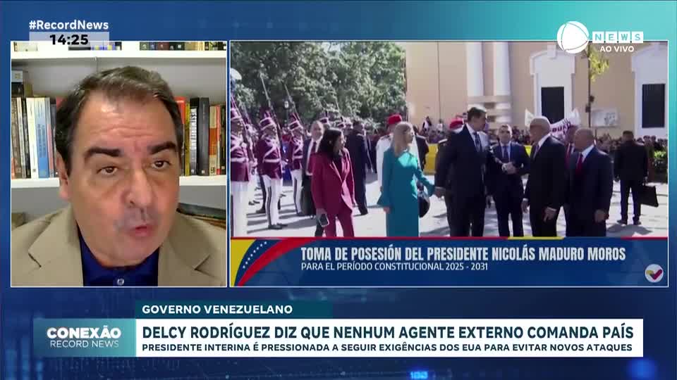 Delcy Rodríguez diz que nenhum agente externo comanda país