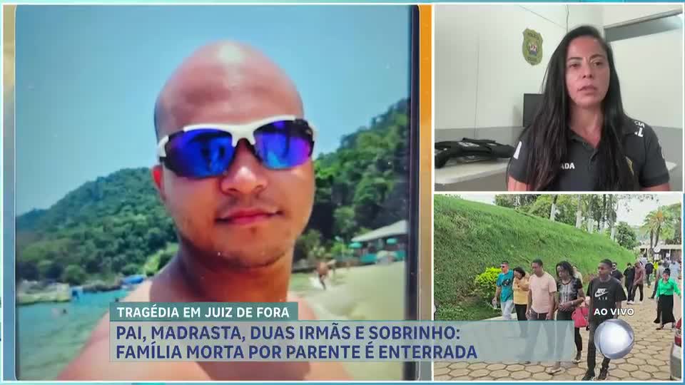 Delegada detalha depoimento de homem suspeito de assassinar a própria família em MG