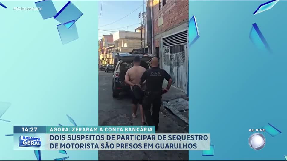 Suspeitos de participar de sequestro em Guarulhos (SP) são presos pela polícia