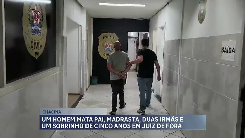 Homem mata pai, madrasta, duas irmãs e sobrinho de cinco anos em Minas Gerais