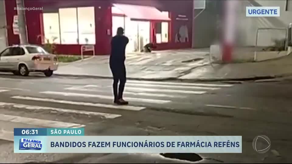 Policial de folga percebe crime e atira contra janela para espantar ladrões de farmácia em SP
