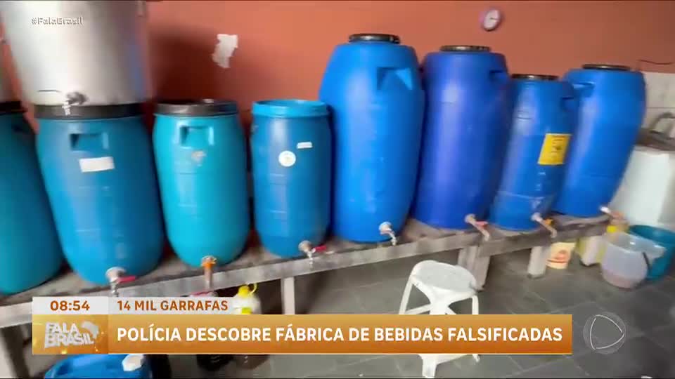Polícia fecha fábrica de bebidas clandestinas em São Paulo