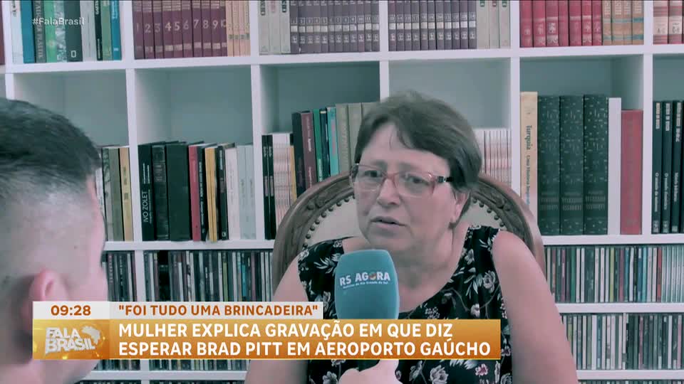 Mulher viraliza após brincadeira sobre encontro com Brad Pitt