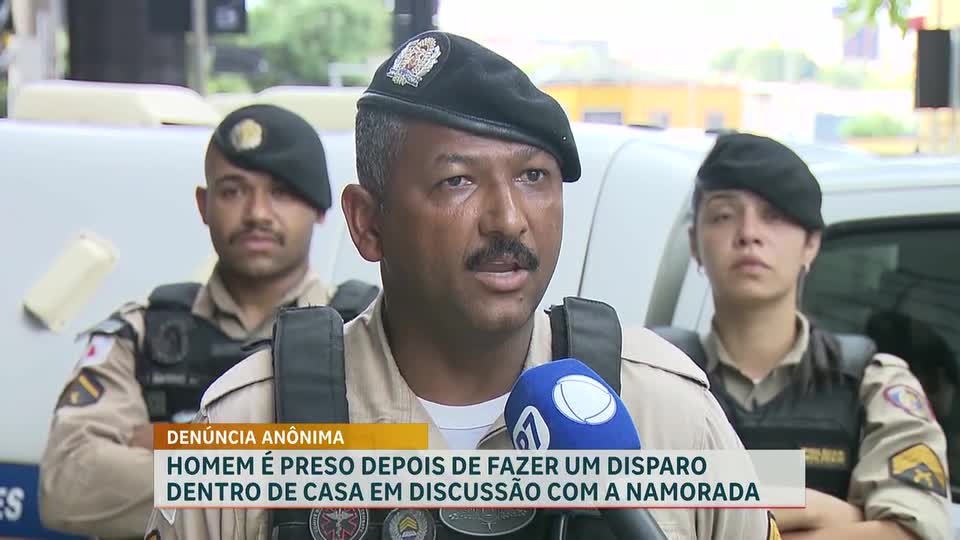 Homem é preso após ameaçar namorada com um disparo de arma de fogo na região Nordeste de BH