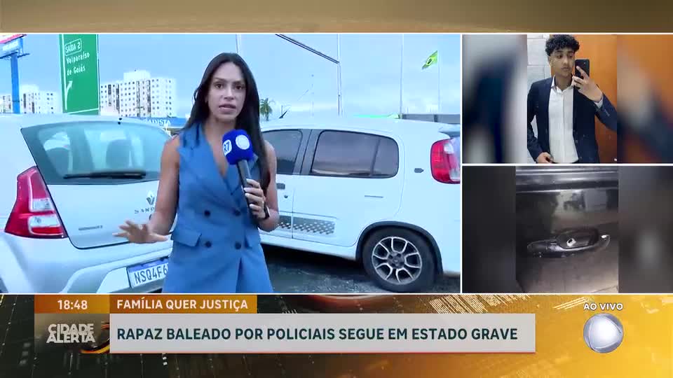 Família pede justiça após jovem ser baleado em ação policial em Valparaíso de Goiás, Entorno do DF