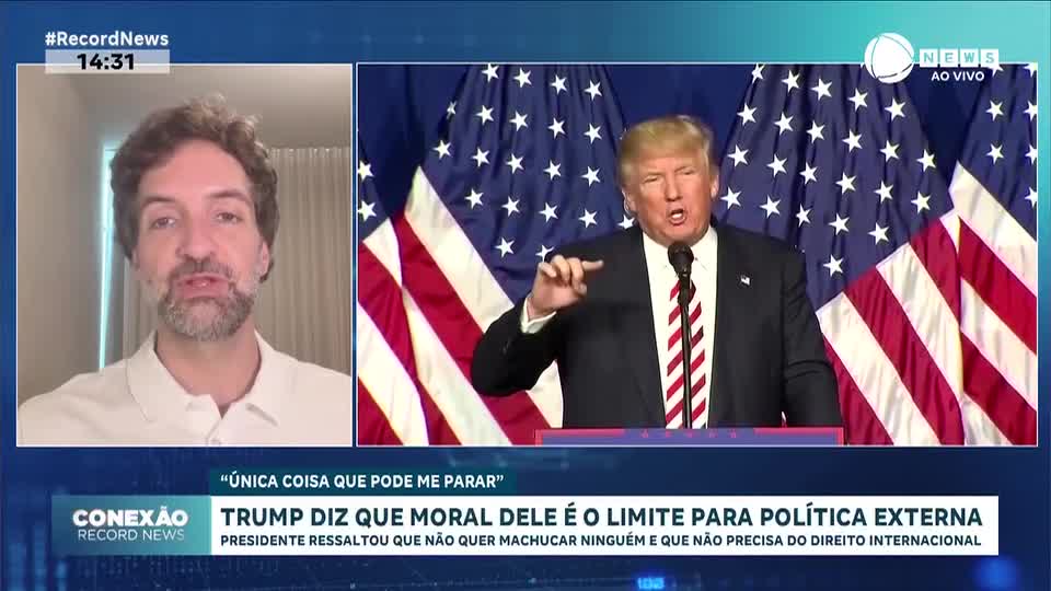 Trump diz que moral dele é o limite para política externa dos EUA