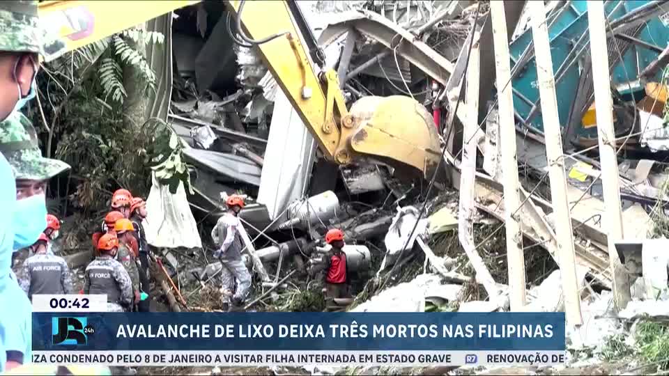 Avalanche de lixo nas Filipinas deixa mortos e desaparecidos