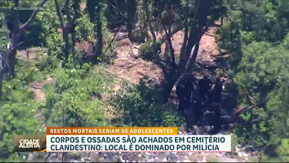 Polícia do RJ investiga ligação de cemitério clandestino com desaparecimento de dois jovens