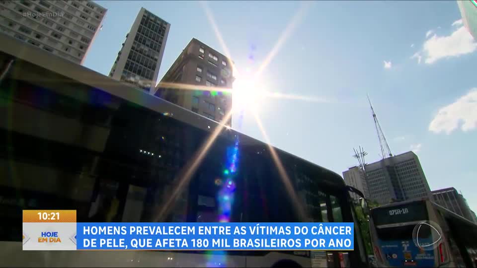 Homens prevalecem entre as vítimas do câncer de pele, que afeta 180 mil brasileiros por ano