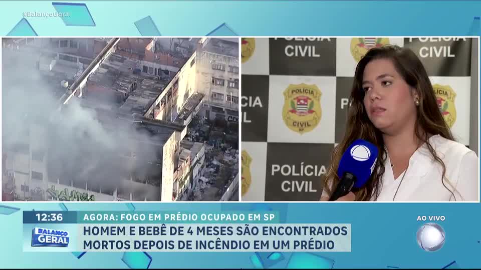 Homem e bebê de 2 meses são encontrados mortos depois de incêndio em prédio na zona leste de SP